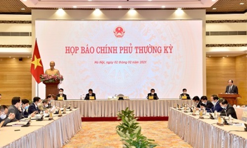 Họp báo Chính phủ thường kỳ tháng 1-2021